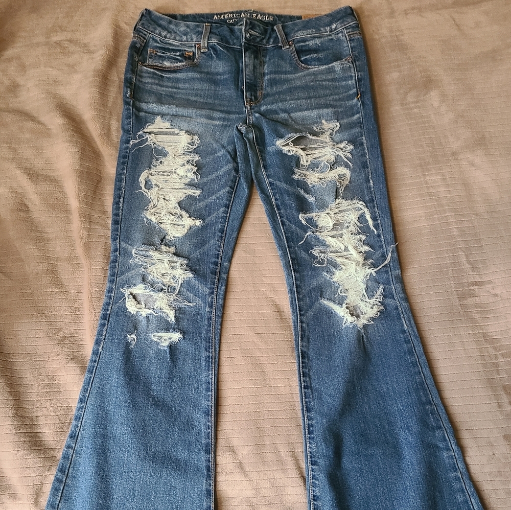 American Eagle Boho Artist Jeans